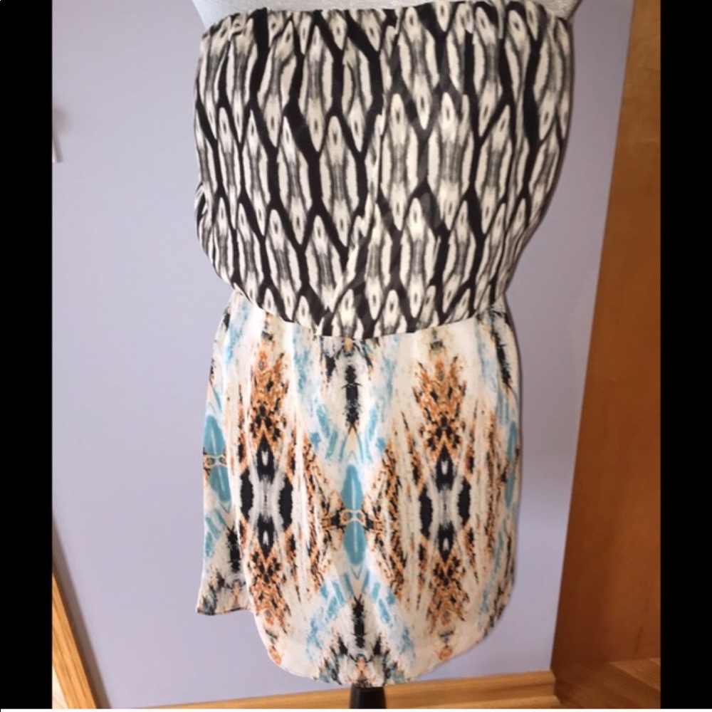 Guess strapless dress